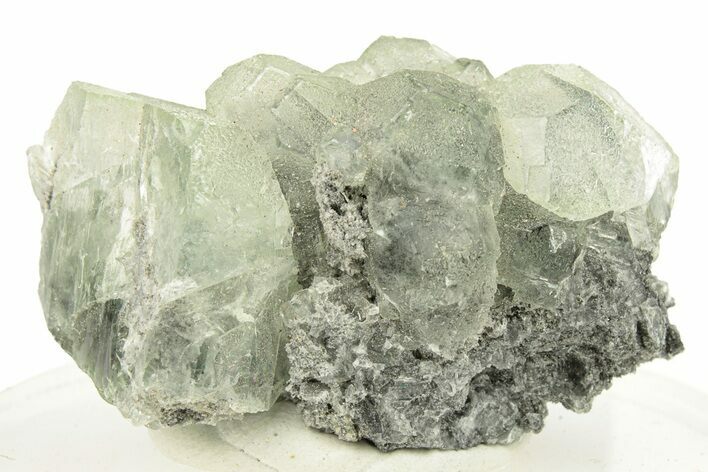 Green Cube-Dodecahedron Fluorite Crystal - China #257598